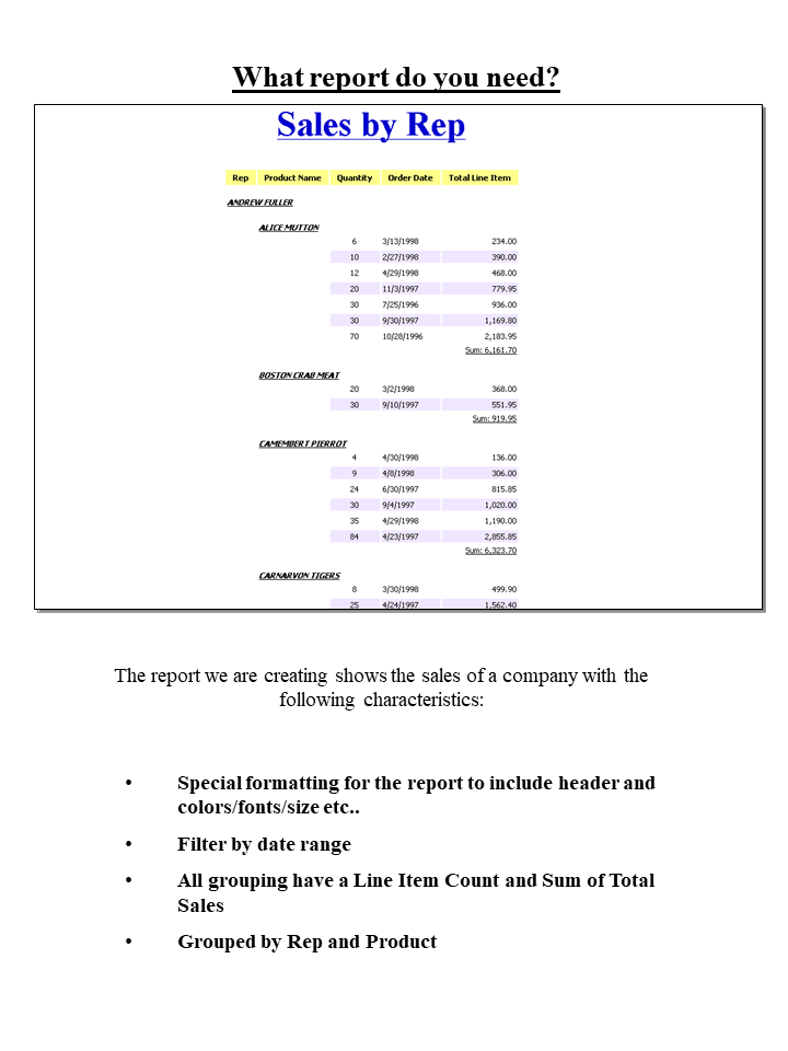 BSPEC.COM® - Browser Based Reports Builder