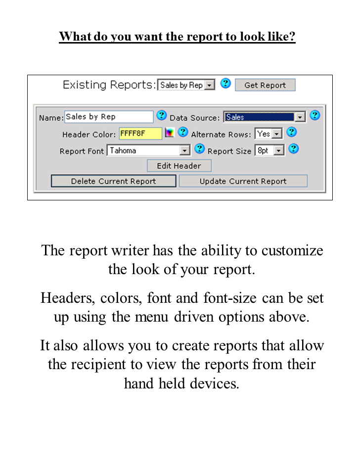 BSPEC.COM® - Browser Based Reports Builder